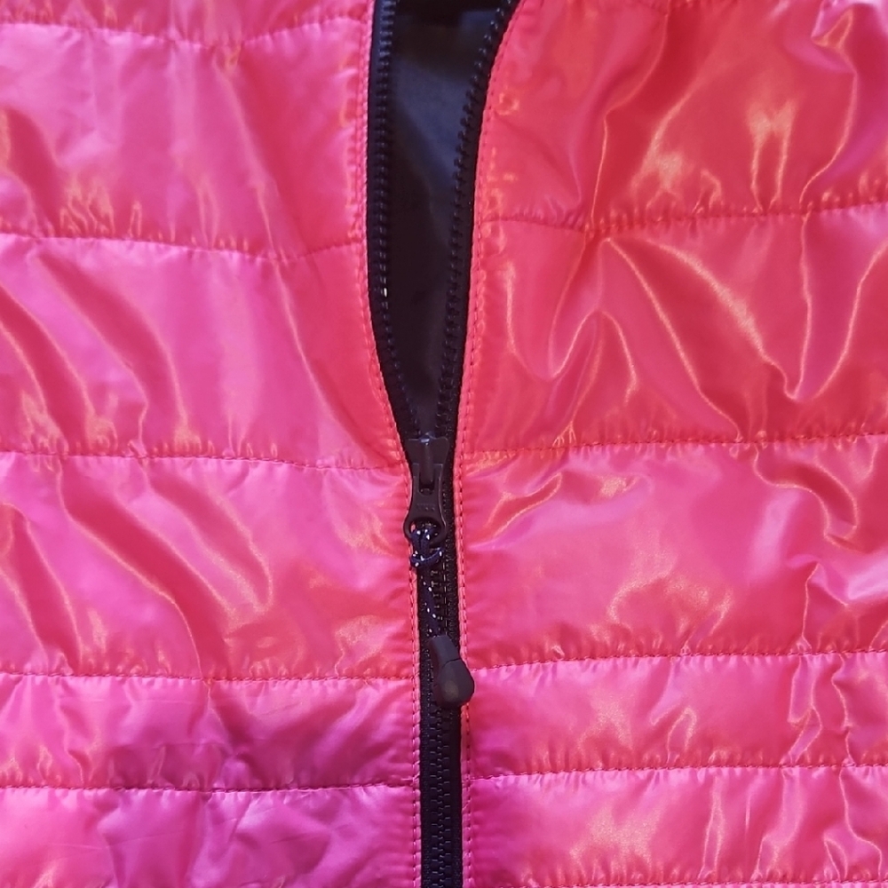 Talbots Vibrant Pink Puffer Jacket - Picture 4 of 8